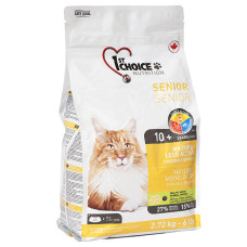 Сухий корм 1st Choice Senior Mature Less Aktiv для літніх або малоактивних котів з куркою 2.72 кг