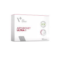 Харчова добавка Vet Expert ArthroVet Ultra для підтримки функції суглобів при остеоартриті у котів і собак, 30 капс.