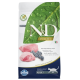 Сухой беззерновой корм (Фармина) Farmina N&D Grain Free Prime Lamb and Blueberry Adult для взрослых кошек с ягнёнком и черникой 10 кг