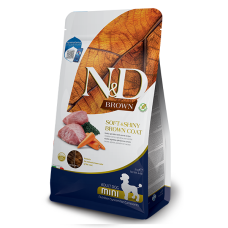 Сухий корм Farmina (Фарміна) Dog Grain Spirulina Lamb & Carrot Adult Mini для дорослих собак міні порід з коричневою шерстю з ягням, спіруліною та морквою 2 кг 