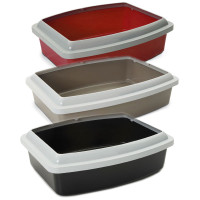 Туалет с бортиком для котов Savic Oval Tray+Rim (Савик Овал Трей+Рим) 56 × 43 × 14 см