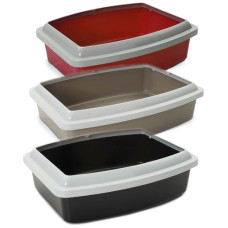Туалет з бортиком для котів Savic Oval Tray+Rim (Савік Овал Трей+Рим) 56 × 43 × 14 см
