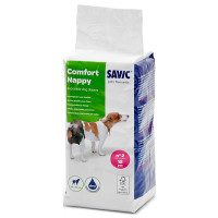 Підгузки для собак Savic Comfort Nappy (Савік Комфорт Наппі) T2 34–44 см