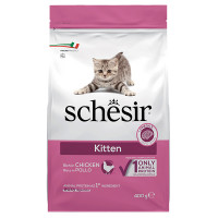 Сухий монопротеїновий корм Schesir Cat Kitten Chicken – для кошенят з куркою 400 г
