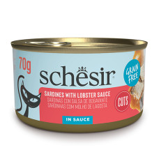 Вологий корм для котів Schesir Grill Sardines with Lobster Sauce – сардина з соусом з лобстера 70 г