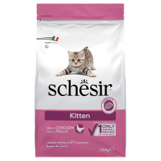 Сухий монопротеїновий корм Schesir Cat Kitten Chicken – для кошенят з куркою 1.5 кг