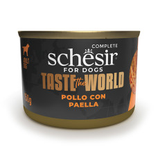 Вологий корм для собак Schesir Taste the World Chicken with Paella – курка з паельєю в бульйоні 150 г
