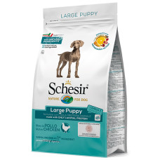 Сухий монопротеїновий корм Schesir Dog Large Puppy Chicken – для цуценят великих порід з куркою 3 кг