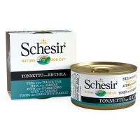 Влажный корм для кошек Schesir Tuna with Yellowtail – тунец с желтохвостом в желе 85 г