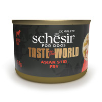 Вологий корм для собак Schesir Taste the World Asian Stir Fry – курка по-азійськи в бульйоні 150 г