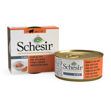 Вологий корм для котів Schesir Tuna with Papaya – тунець з папайєю в желе 75 г