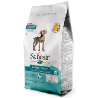 Сухий монопротеїновий корм Schesir Dog Large Puppy Chicken – для цуценят великих порід з куркою 12 кг
