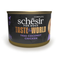 Влажный корм для собак Schesir Taste the World Chicken Thai Coconut – курица по-тайски в бульоне 150 г