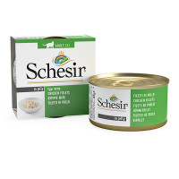 Вологий корм для котів Schesir Chicken Fillets – куряче філе в желе 85 г