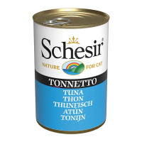 Влажный корм для кошек Schesir Tuna – тунец в желе 140 г