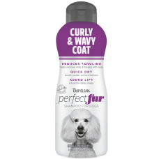 Шампунь для собак TropiClean Perfect Fur Curly & Wavy Coat для кучерявої та хвилястої шерсті 473 мл