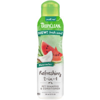 Шампунь-кондиціонер для собак і котів TropiClean Watermelon з ароматом кавуна 355 мл