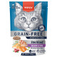 Сухий беззерновий корм Wanpy (Ванпі) Sterilized Cat Grain Free Salmon & Tuna для стерилізованих котів з лососем і тунцем, 0,5 кг