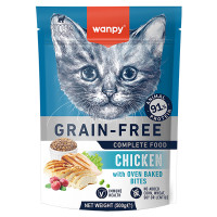 Сухой беззерновой корм Wanpy (Ванпи) Kitten Grain Free Chicken для котят с курицей, 0,5 кг