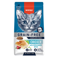 Сухий беззерновий корм Wanpy (Ванпі) Kitten Grain Free Chicken для кошенят з куркою, 1,5 кг