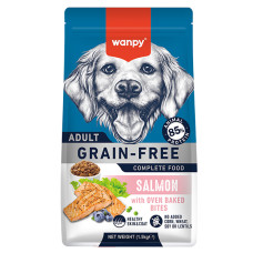 Сухий беззерновий корм Wanpy (Ванпі) Adult Dog Grain Free Salmon для дорослих собак з лососем, 1,5 кг