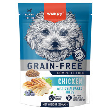 Сухий беззерновий корм Wanpy (Ванпі) Puppy Grain Free Chicken для цуценят з куркою, 0,5 кг