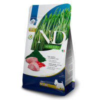Сухой беззерновой корм Farmina (Фармина) Dog Grain Spirulina Lamb & Wolfberry Adult Mini для взрослых собак мелких пород с ягнёнком и ягодами годжи 2 кг