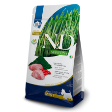 Сухий беззерновий корм Farmina (Фарміна) Dog Grain Spirulina Lamb & Wolfberry Adult Mini для дорослих собак дрібних порід з ягням і ягодами годжі 2 кг