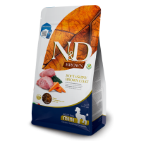 Сухий корм Farmina (Фарміна) Dog Grain Spirulina Lamb & Carrot Adult Mini для дорослих собак міні порід з коричневою шерстю з ягням, спіруліною та морквою 5 кг