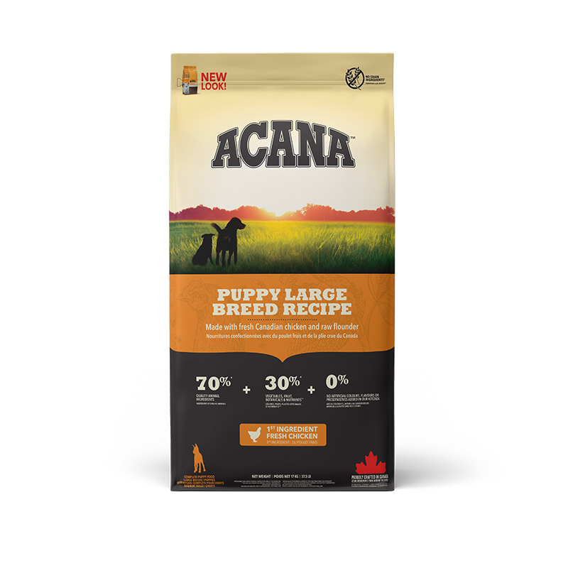 Сухий корм Acana Акана Puppy Large Breed Recipe для цуценят великих порід з курчам та індичкою