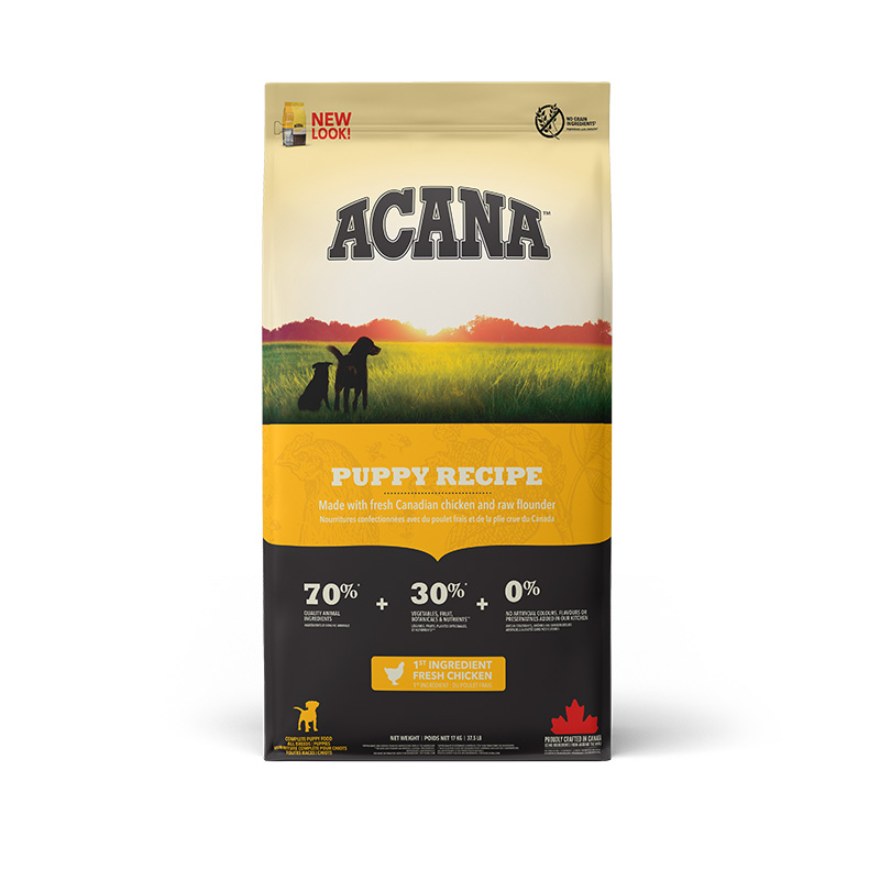 Сухий корм Acana Акана Puppy Recipe для цуценят всіх порід курча та індичка