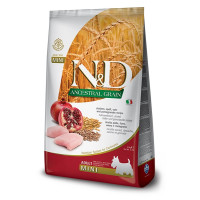 Сухий корм Farmina (Фарміна) Dog Low Grain Chicken Pomegranate Adult Mini для дорослих собак дрібних порід з куркою та гранатом 7 кг