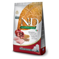 Сухий корм Farmina (Фарміна) Dog Low Grain Chicken Pomegranate Puppy Medium & Maxi для цуценят середніх і великих порід з куркою і гранатом 12 кг