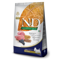 Сухий корм Farmina (Фарміна) Dog Low Grain Lamb & Blueberry Adult Mini для дорослих собак міні порід з ягням і чорницею 7 кг