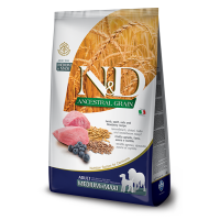 Сухий корм Farmina (Фарміна) Dog Low Grain Lamb & Blueberry Adult Medium & Maxi з ягням та чорницею для дорослих собак середніх та великих порід 12 кг