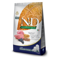 Сухий корм Farmina (Фарміна) Dog Low Grain Lamb & Blueberry Puppy Medium & Maxi з ягням та чорницею для цуценят середніх та великих порід 2.5 кг