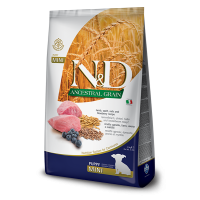 Сухий корм Farmina (Фарміна) Dog Low Grain Lamb & Blueberry Puppy Mini для цуценят дрібних порід з ягням і чорницею 800 г