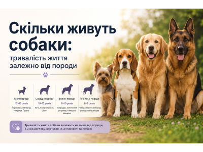 Скільки живуть собаки: тривалість життя залежно від породи