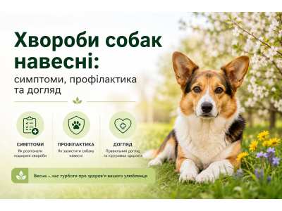 Хвороби собак навесні: симптоми, профілактика та догляд