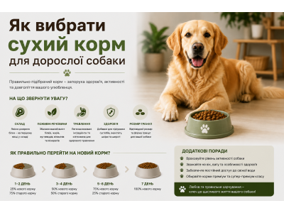 Як вибрати сухий корм для дорослої собаки